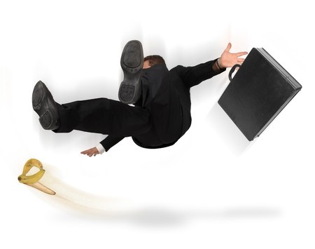 Businessman Falling