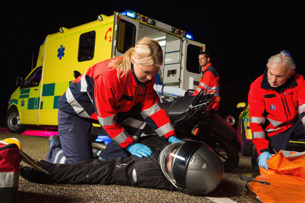 EMT Assisting Victim